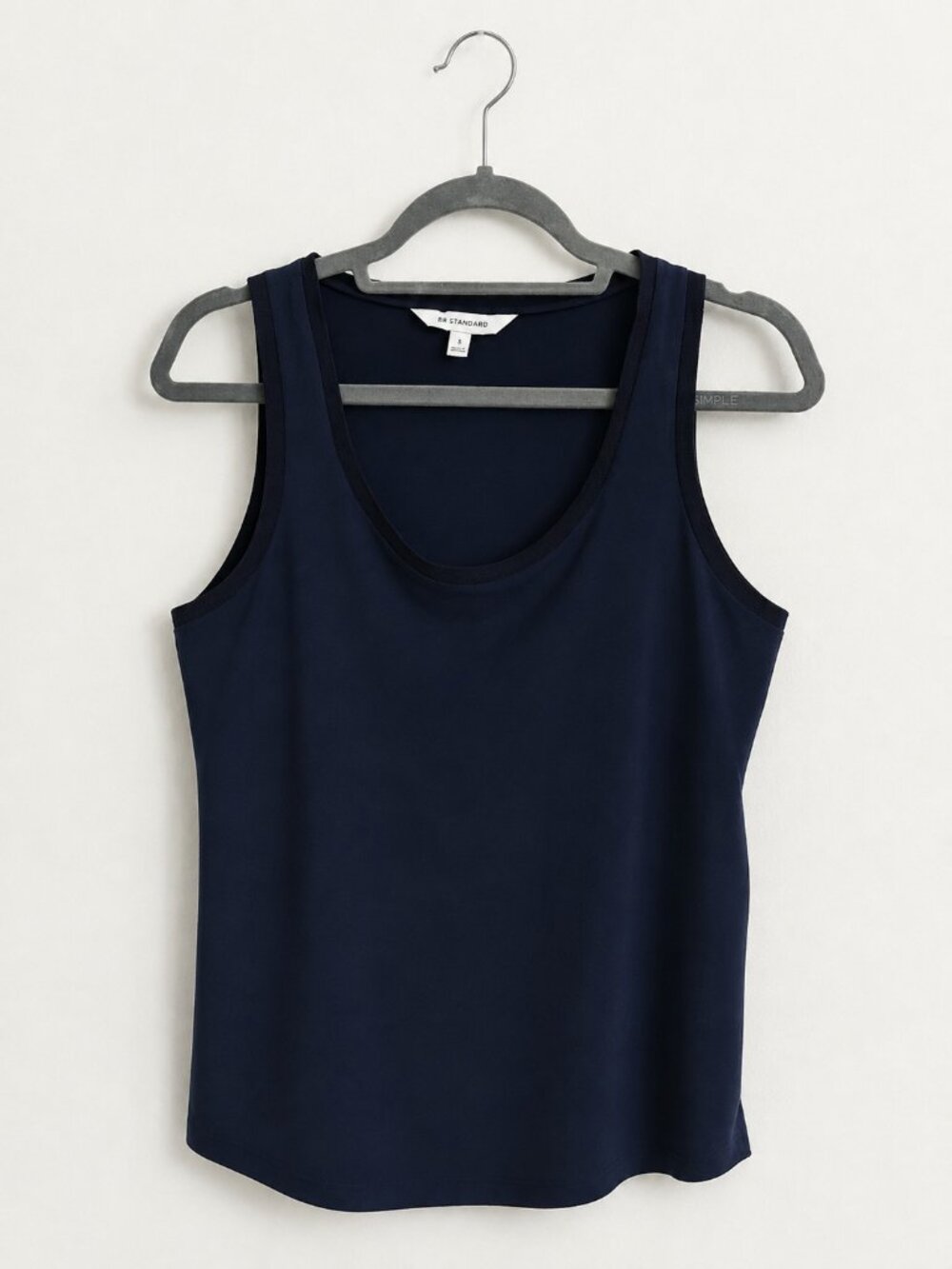 Banana Republic BR Standard S Navy Scoop Neck Tank Top